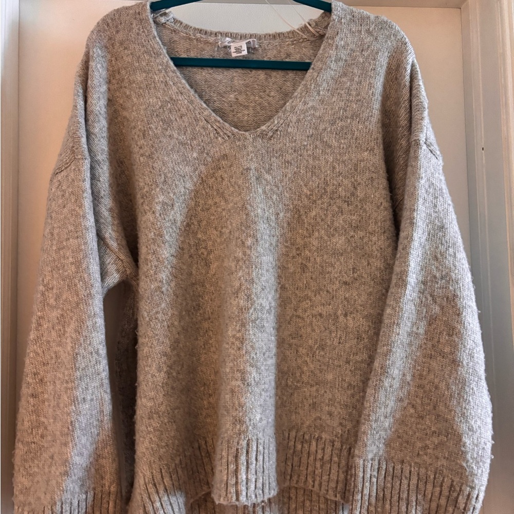 Oversized V-Neck Sweater